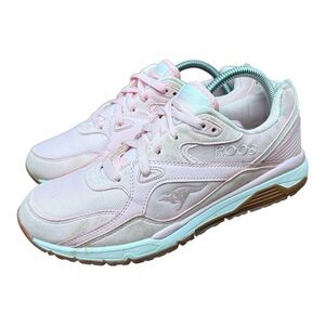 KangaROOS shoes 10 Pink Sneakers with Cushioned Sole and Mesh Upper